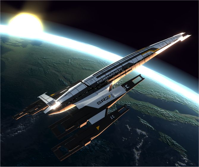 SR-2 Normandy's Descent, by Rachel van der Meer