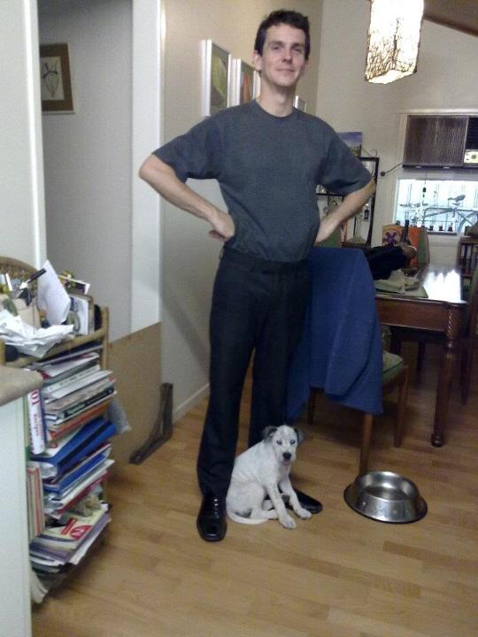 Me and my second-biggest fan.